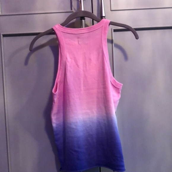 NWT WSLY Rivington Weekend Pink Blue Ombre Tank Top - Picture 4 of 9